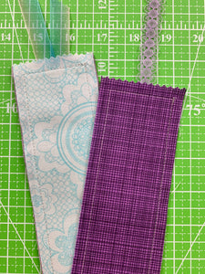 Super Easy DIY Fabric Bookmark Scrap Buster